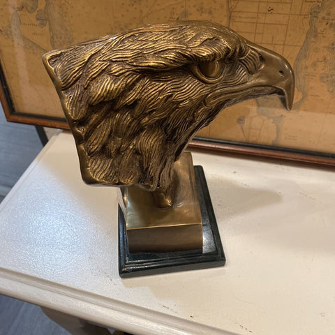 Brass eagle head