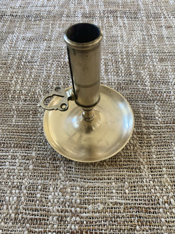 Antique Brass Adjustable Candleholder