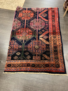 Rare Circa 1930s vintage 3.4x4.9 RUG