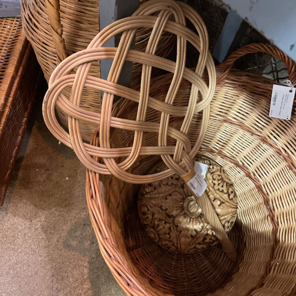 Boho vintage rug beater
