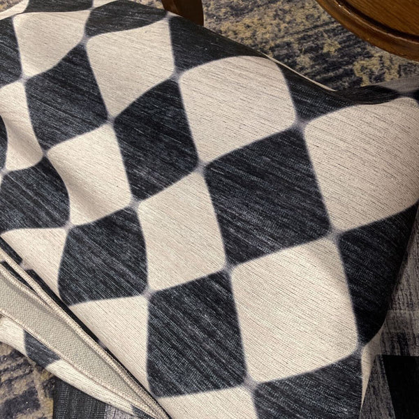 Abani Parker PAR120A Checkered Cream Machine Washable Rug 5'3" x 7'6"
