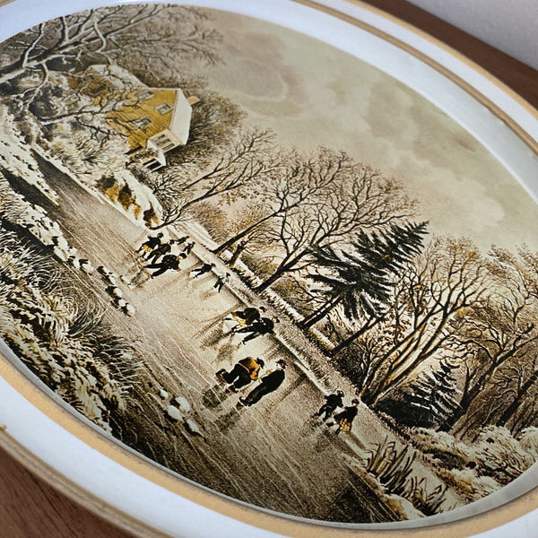 Cream Glitter Candle Vessel 5"h