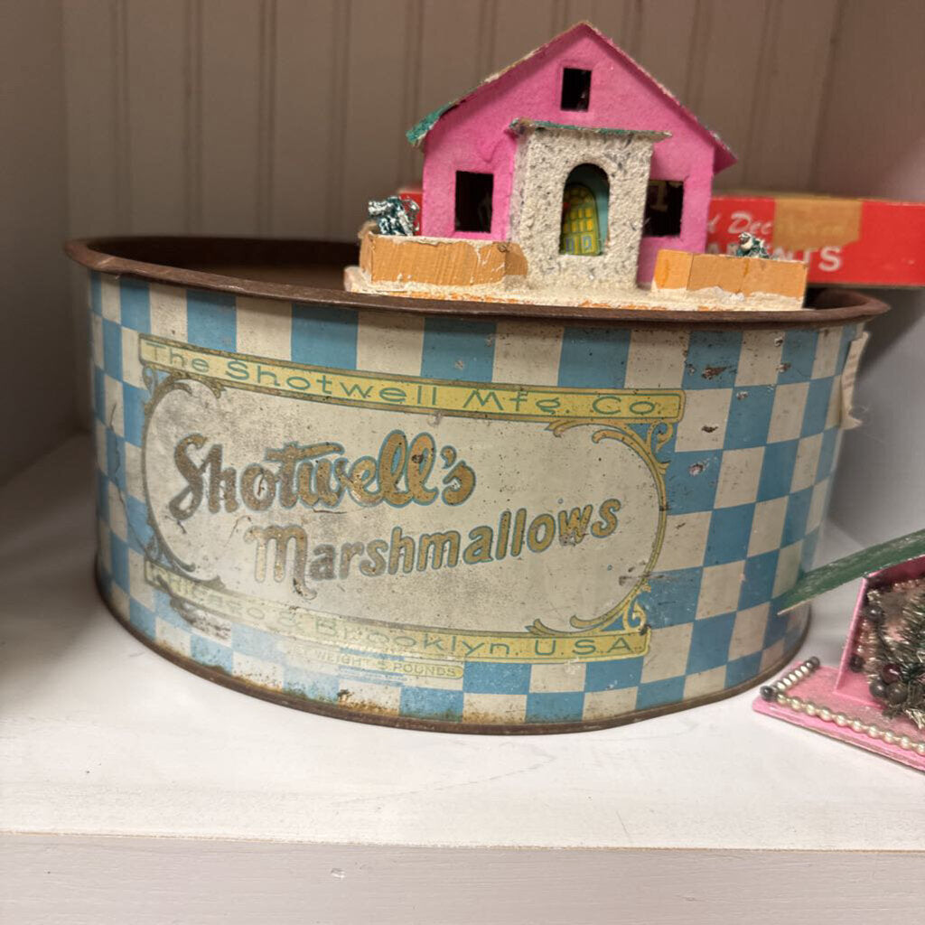 Vintage shotwells marshmallow tin
