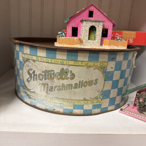Vintage shotwells marshmallow tin