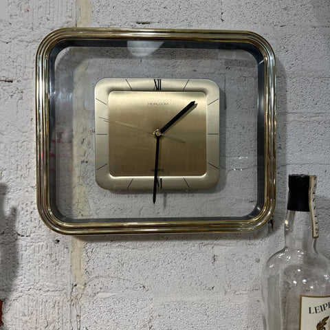 Gold 80's clock