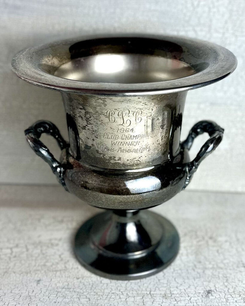 SILVER ENGRAVED TROPHY CHAMPAGNE COOLER 1964