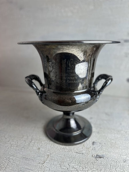 SILVER ENGRAVED TROPHY CHAMPAGNE COOLER 1964
