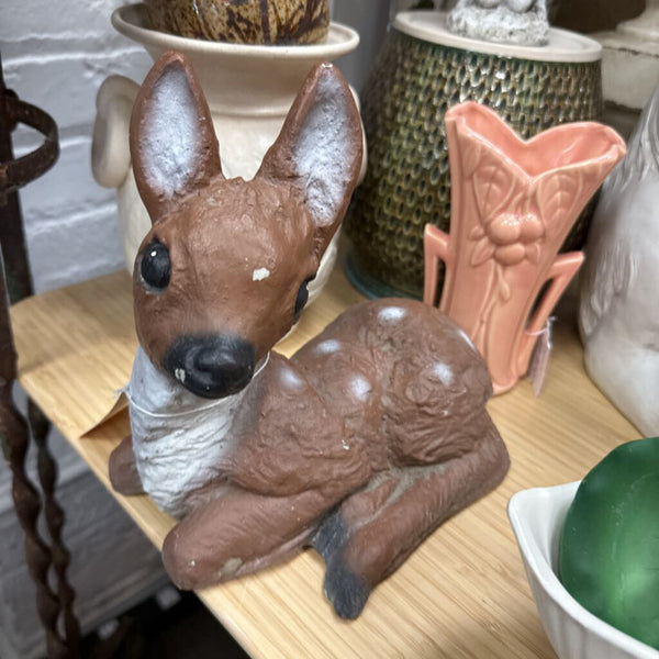 Moxie - Small Concrete Fawn Deer -