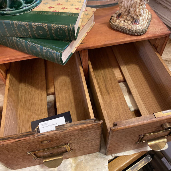 2 Drawer Card Catalog