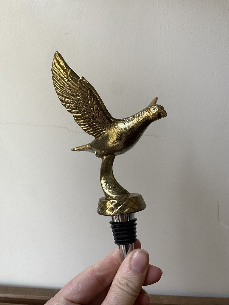 Flying Bird Metal Trophy Wine Stopper W1401
