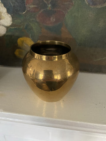 Small Brass Vase W1402