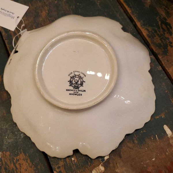 ironstone leaf dish