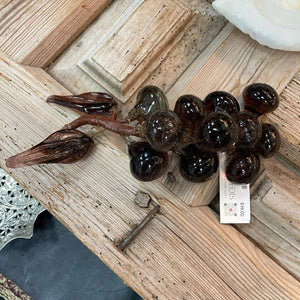 MCM Amethyst Glass Grapes 8"long