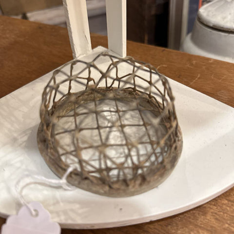 Wire cage flower frog