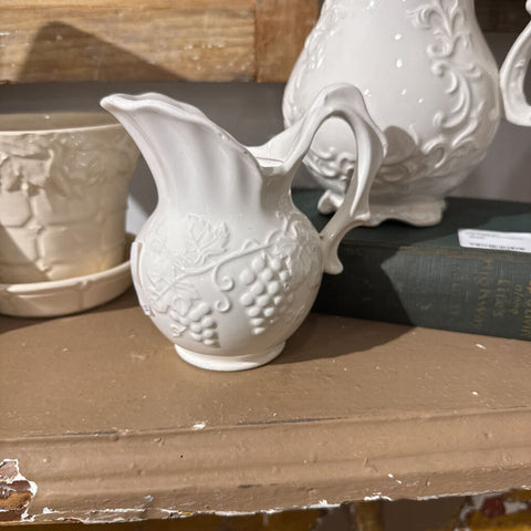 Small white creamer