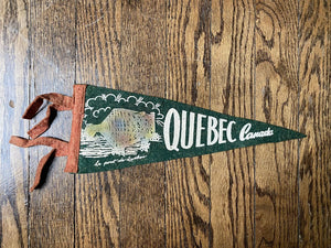 Quebec Canada Pennant 12" W1516
