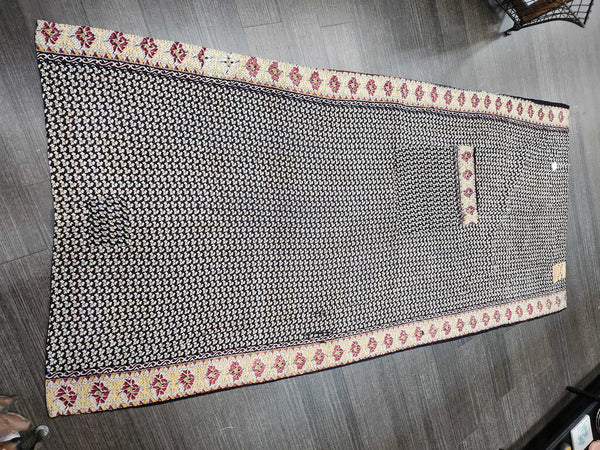 Old hand made 80 x 38 quilted piece