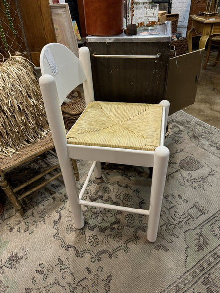 Post modern padova lowenstein oggo barstools white lacquer Lowenstein Oggo (pair)