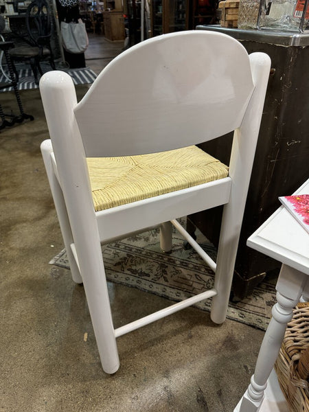 Post modern padova lowenstein oggo barstools white lacquer Lowenstein Oggo (pair)