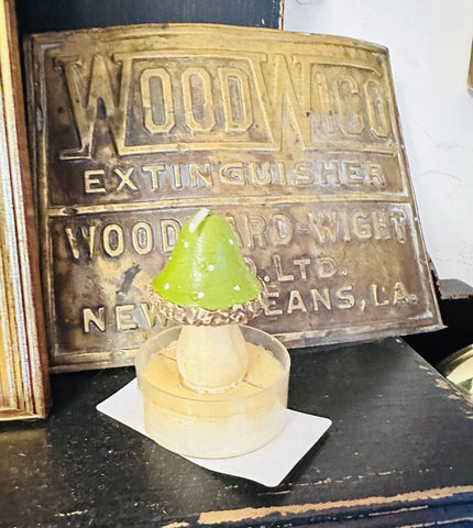 Mushroom candle