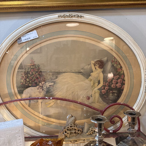 VINTAGE SIGNED LITHO "IN REPOSE" 23” x 18”