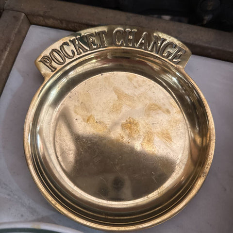 Brass Pocket Change Dish