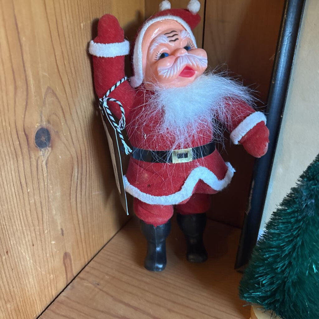 Flocked Santa