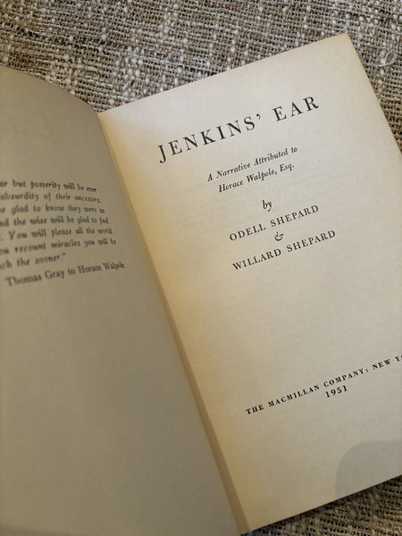 Jenkins Ear Book 1951
