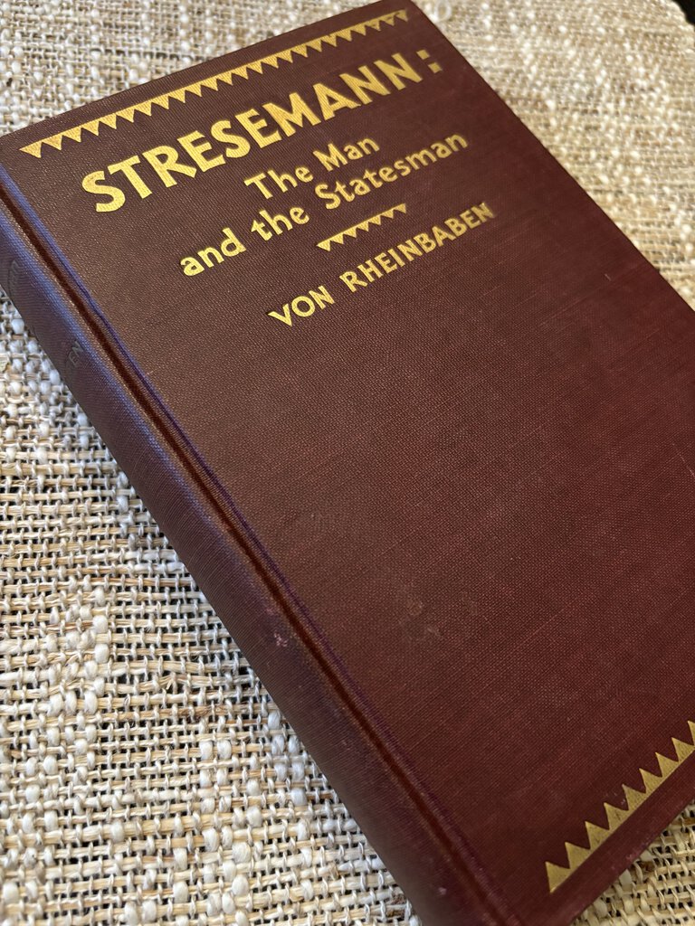 1939 Stresemann Book