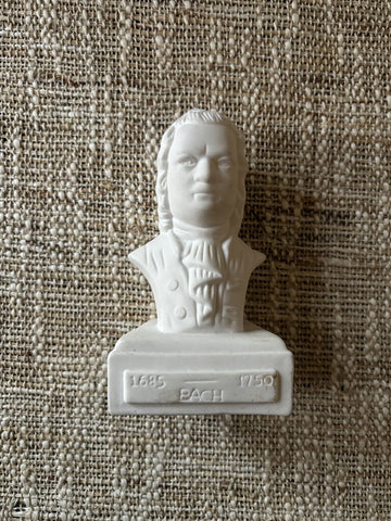 Willis Music Co. Bach Composer Porcelain Bust 5"