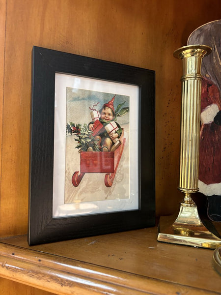 Framed Vintage Style Print 4x6
