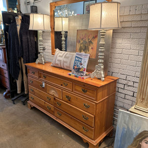 PINE DRESSER WITH MIRROR