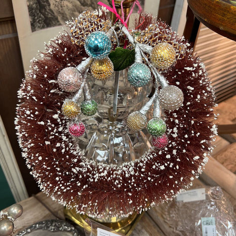 Large Bottle Brush Wreath