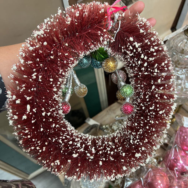 Large Bottle Brush Wreath