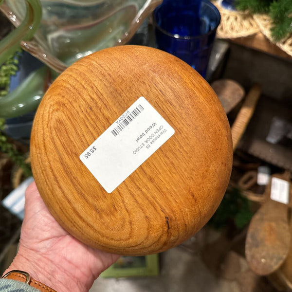 Wood bowl