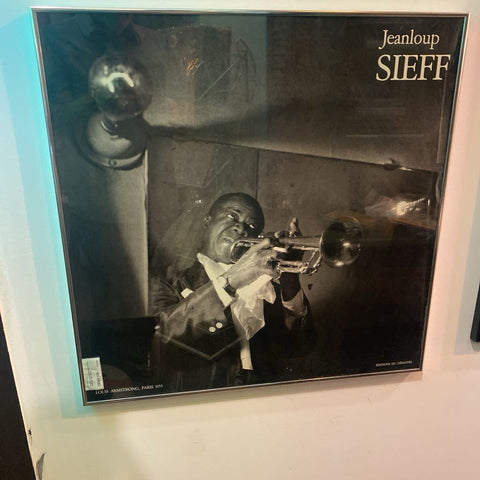 Framed Louis Armstrong print by Jeqnloup Sieff 24x24