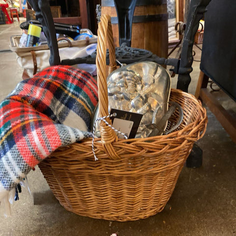 Handled Basket Made in Yugoslavia