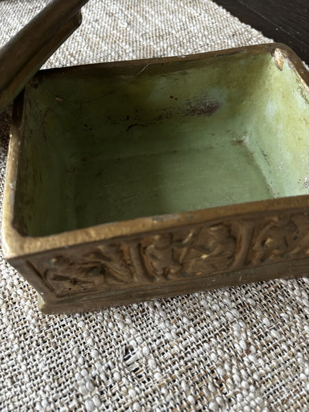 Vintage Painted Trinket Box (as found)