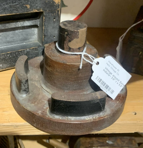 Vintage around Sand Mold from Indiana~ 3.5" t x 5.5" w