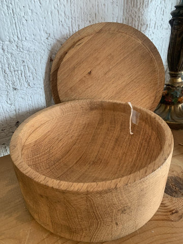 Vintage Wooden Pestle Box ~ 8.5" w x 4" t