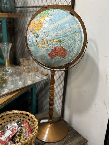 Vintage tall globe