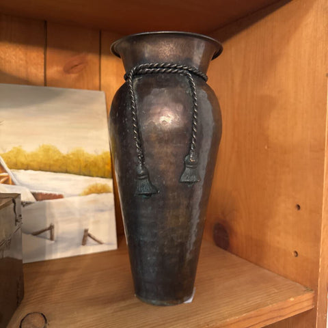 Brass Tassel Vase