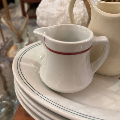 Mayer China Red Stripe Creamer