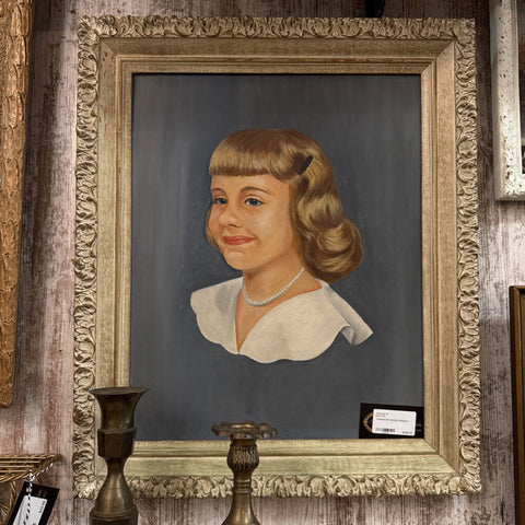 Framed Girl Portrait 20.5x24.5
