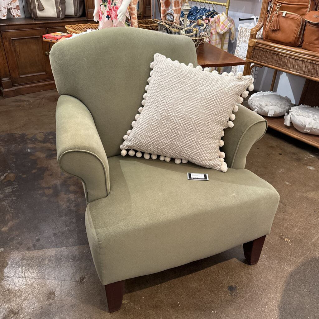 Light Green Accent Chair 36D 37W 37H
