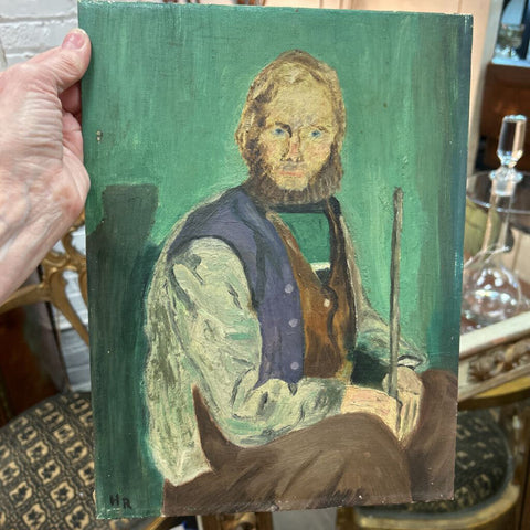 Original Oil Portrait Artist Unknown