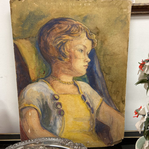 Original Watercolor Artist Unknown