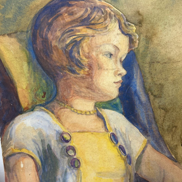 Original Watercolor Artist Unknown