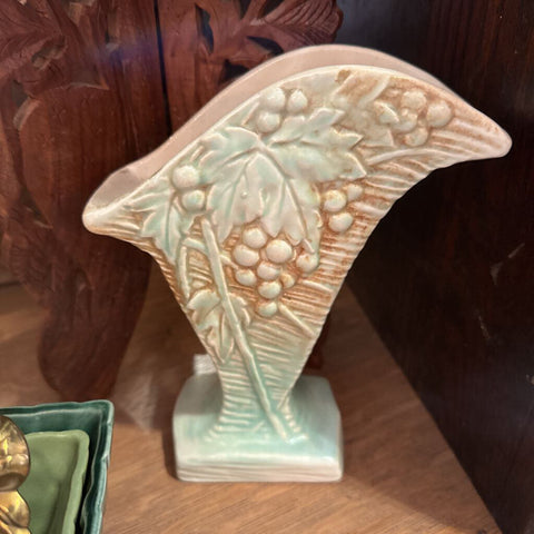 McCoy Grapevine Fan Vase