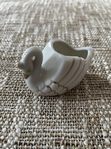 Vintage Swan Planter/Match holder